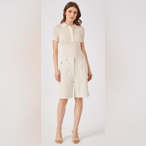 Grey/Ven THE MILES TAILORED SHORT BERMUDA - NATURAL
